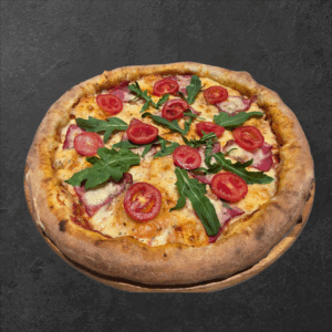 Pizza proshutë krudo